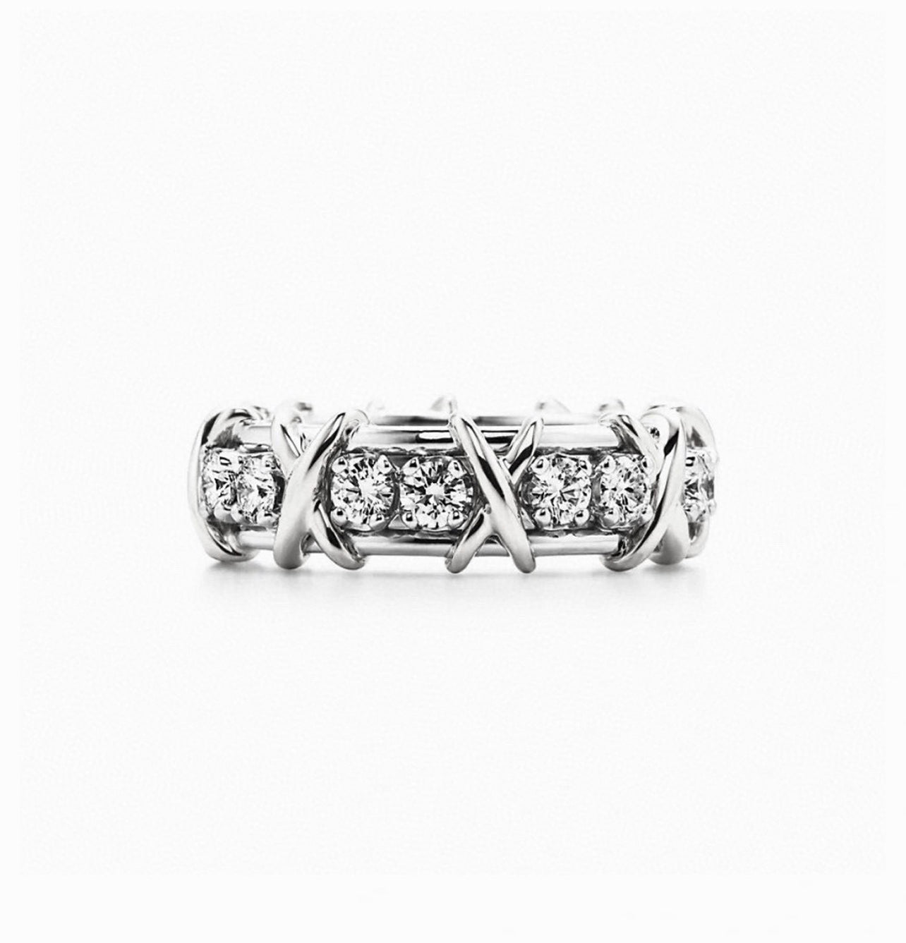 Tiff Schlumberger Eighteen Stone Ring