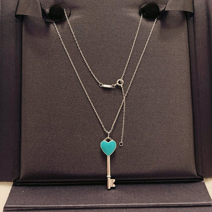 Tiff Blue Key Necklaces