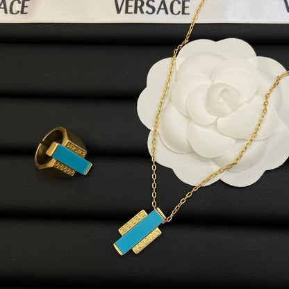 18K Vers Blue Gold Necklace