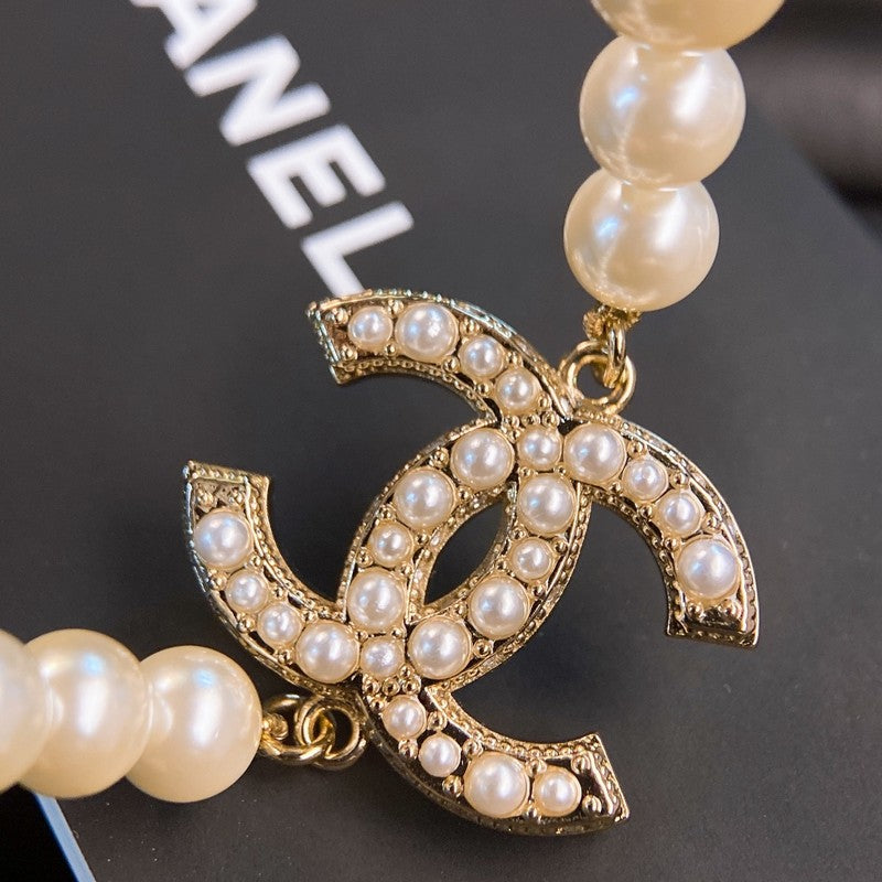 CC 100th Anniversary Fuax Pearl Necklace