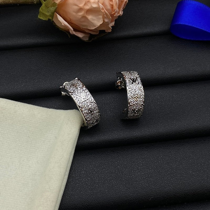 Louis White Gold Diamond Earrings