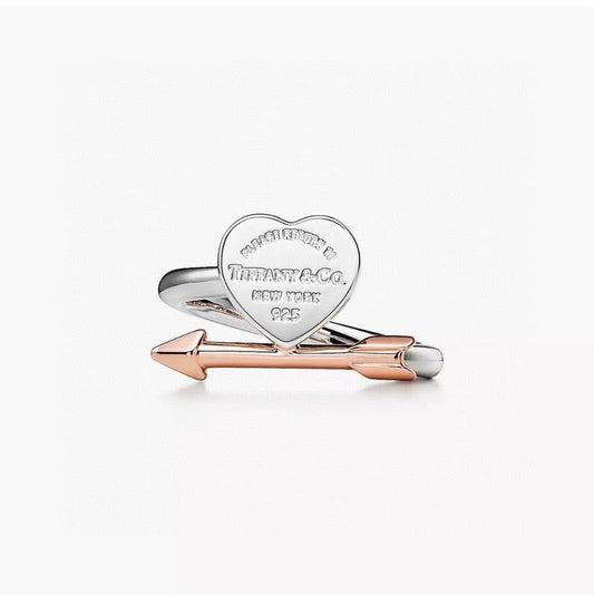 18K Tiff Lovestruck Heart Tag Ring