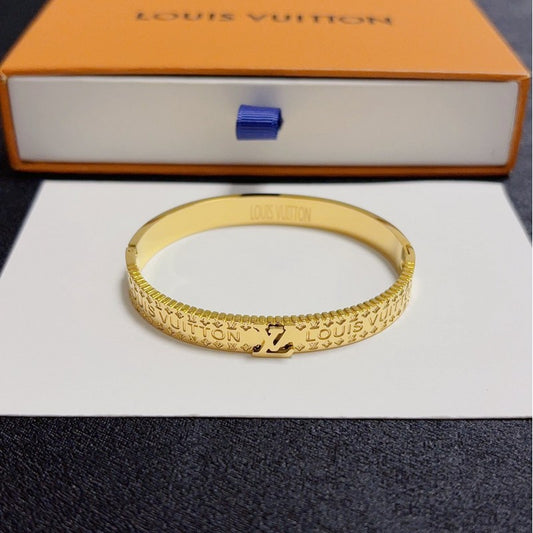 Louis Vintage Monogram Gold Bracelet