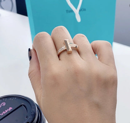 Tiff Narrow Pave Ring