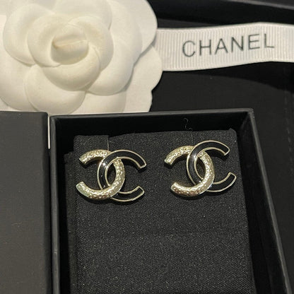 CC 26C Black Gold Diamond Earrings