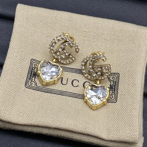 GG Crystal Pendant Earrings