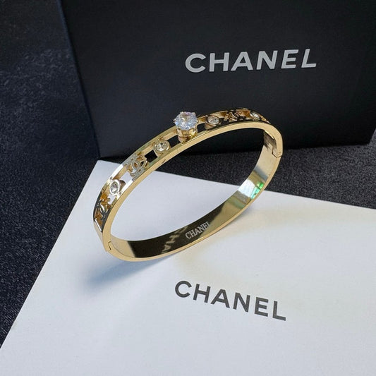CC Diamond Gold Bracelet
