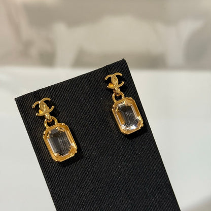 CC 26P Crystal Gold Earrings