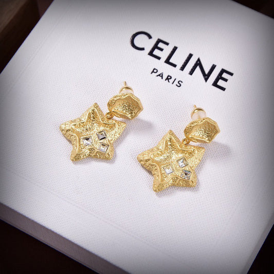 CE Triomphe Star Diamond Earrings