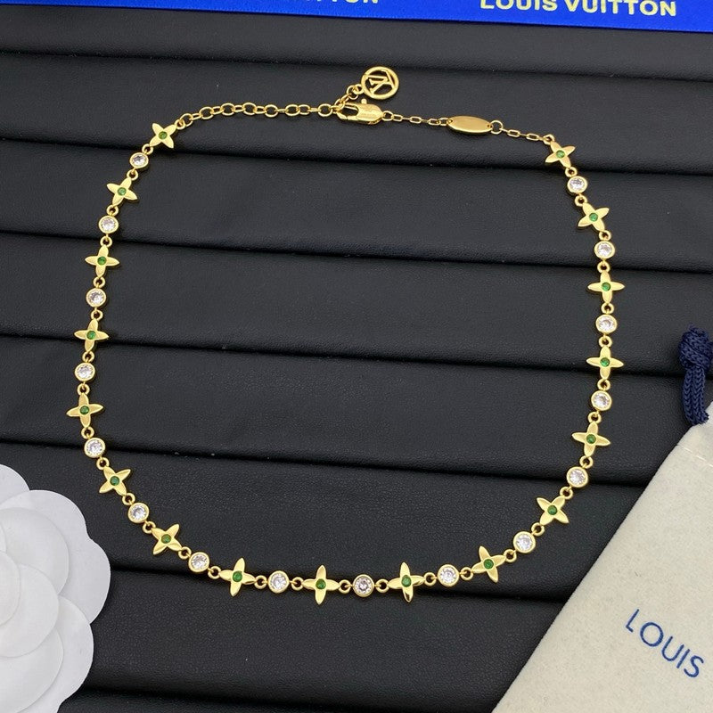 Louis Green Blossom Gold Necklace