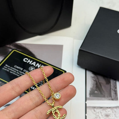 CC 26P Diamond Gold Necklace