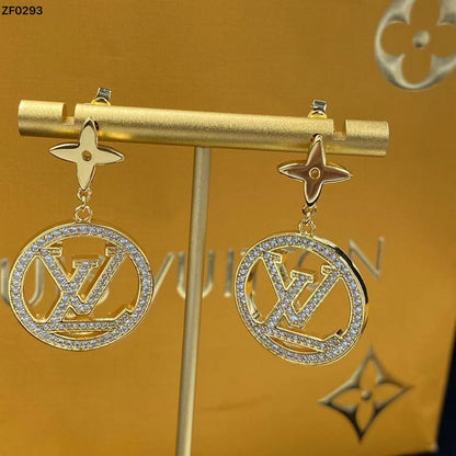 Louis Iconic Diamond Gold Earrings