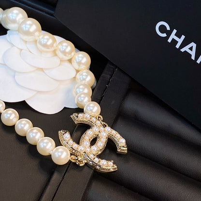 CC 100th Anniversary Fuax Pearl Necklace