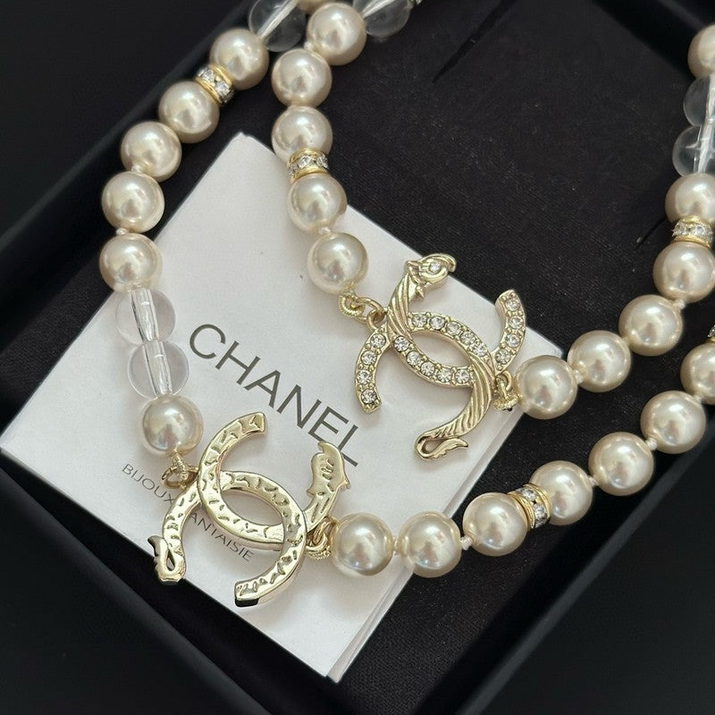 CC Classic Pearls Long Necklace