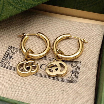 GG Gold Hoop Earrings