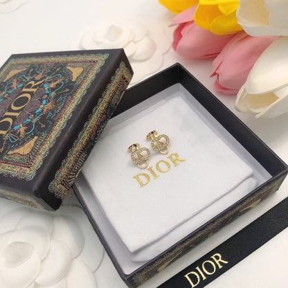 CD Tribales Pave Diamond Earrings