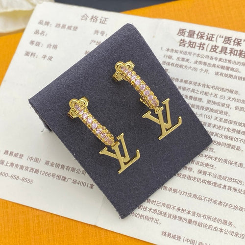 Louis Iconic Diamond Long Earrings