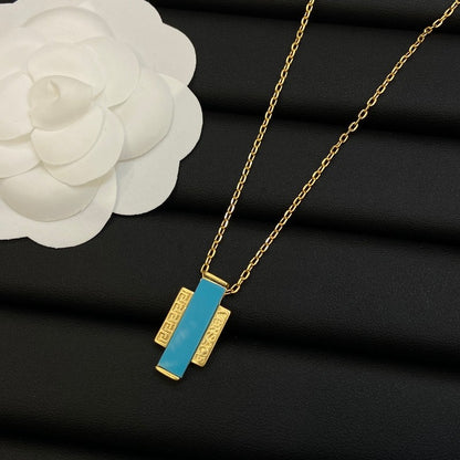 18K Vers Blue Gold Necklace