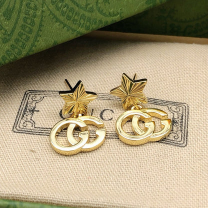GG Star Gold Earrings