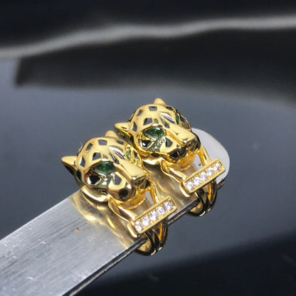 18K Panthere De Earrings