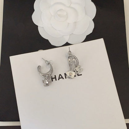CC Flower Diamond Earrings