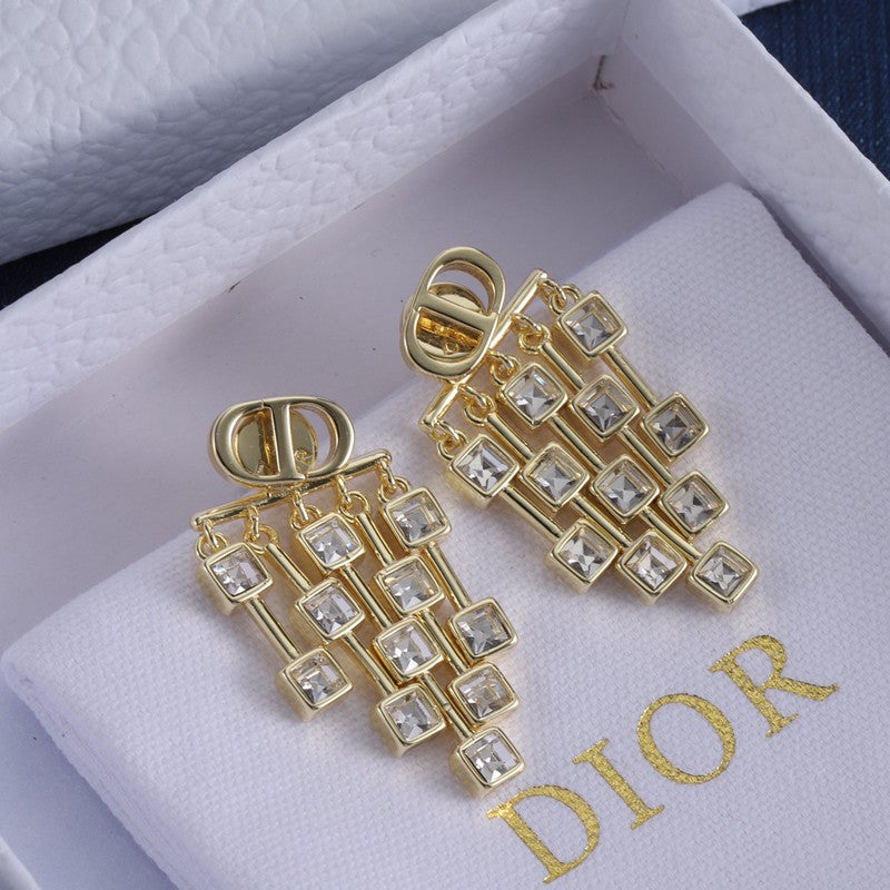 CD Crystal Earrings