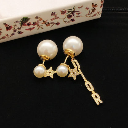 CD Tribales Star Pearl Earrings