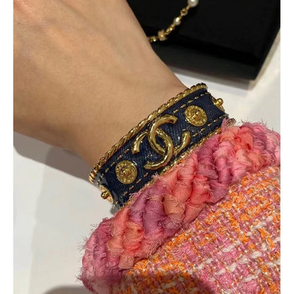 CC Denim Blue Gold Bracelet