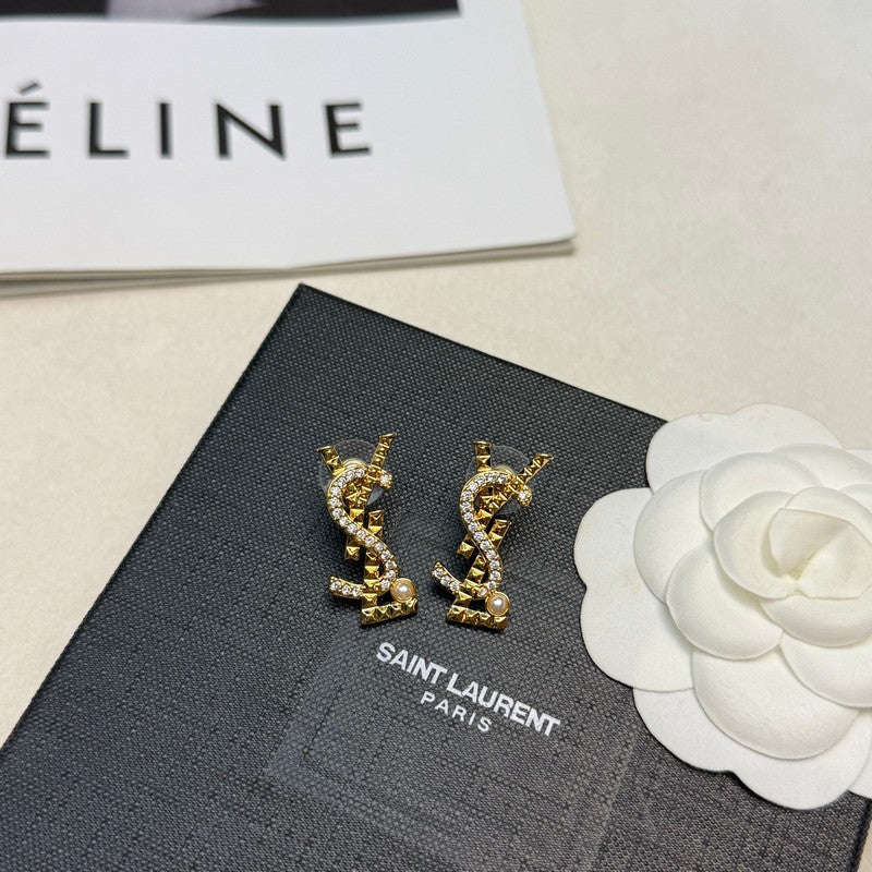 Saint Gold Diamond Earrings