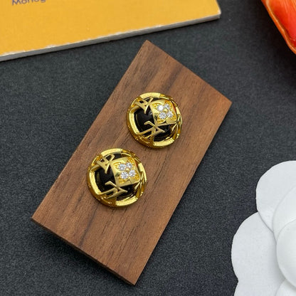Louis Black & White Pearl Earrings