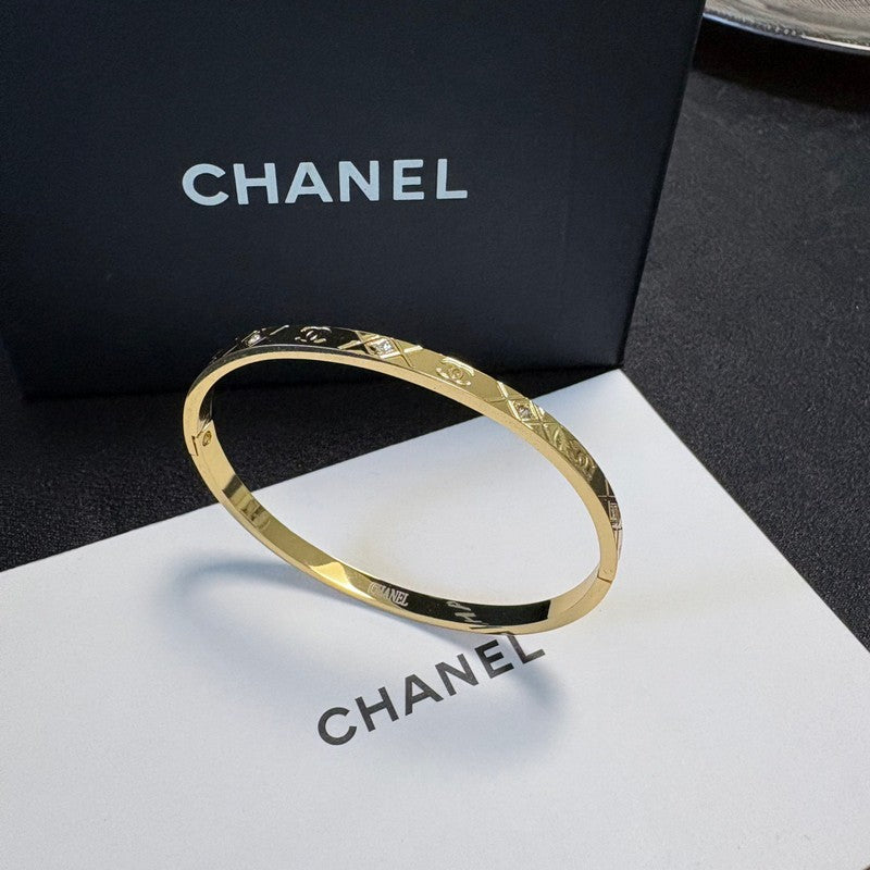 CC Gold Diamond Bracelet