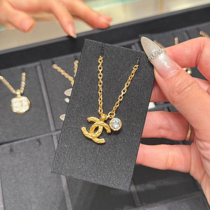 CC 26P Diamond Gold Necklace