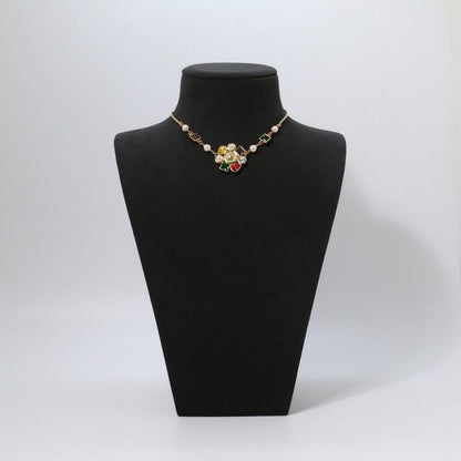 CC Color Crystal Choker Necklace