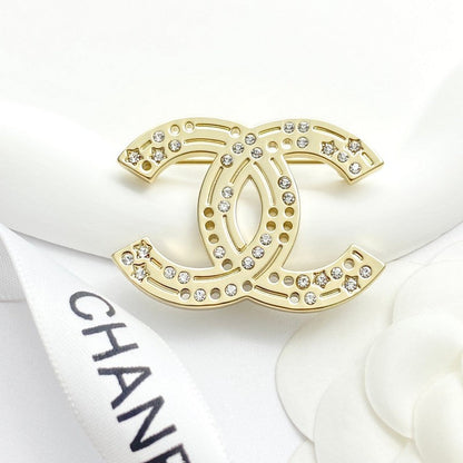 CC 24A Diamond Gold Brooch