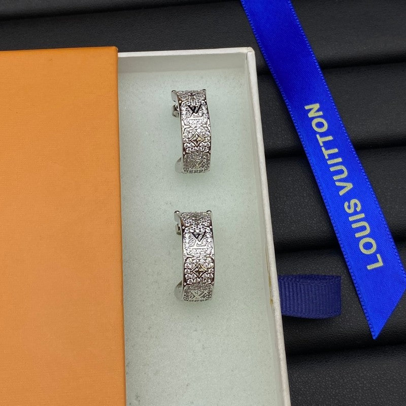 Louis White Gold Diamond Earrings