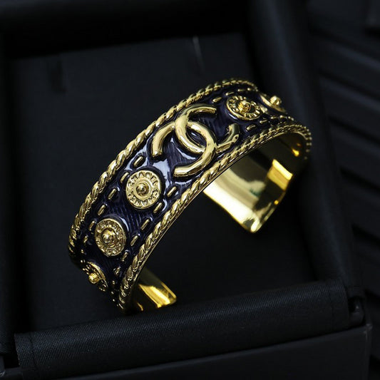CC Denim Blue Gold Bracelet