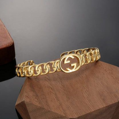 GG Chain Open Bracelet
