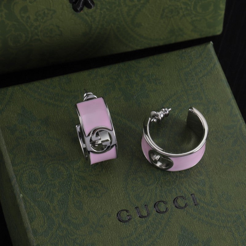 GG Color Enamel Earrings