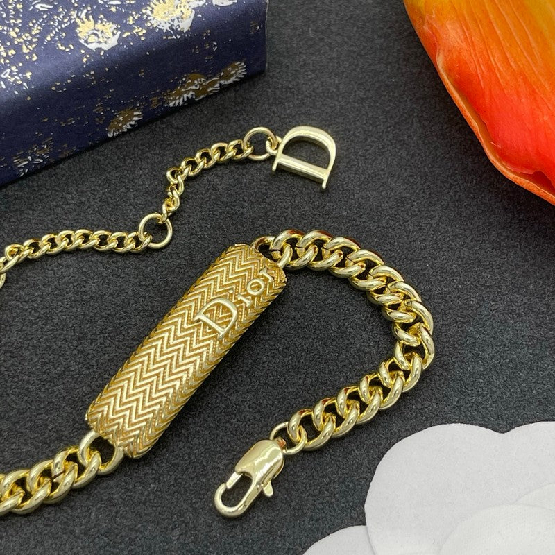 CD Petit Diamond Chain Bracelet