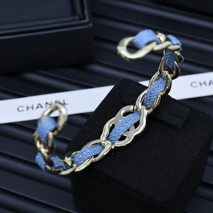 CC 25P Denim Blue Open Cuff Bracelet