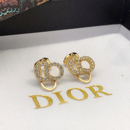 CD Tribales Pave Diamond Earrings