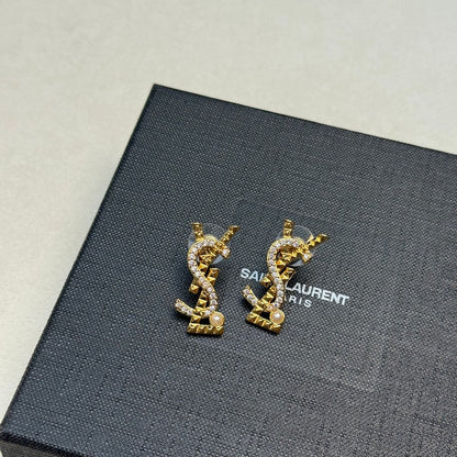Saint Gold Diamond Earrings
