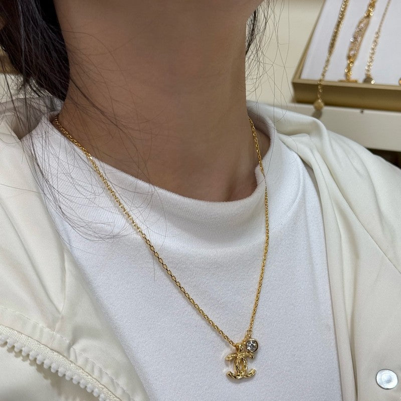 CC 26P Diamond Gold Necklace