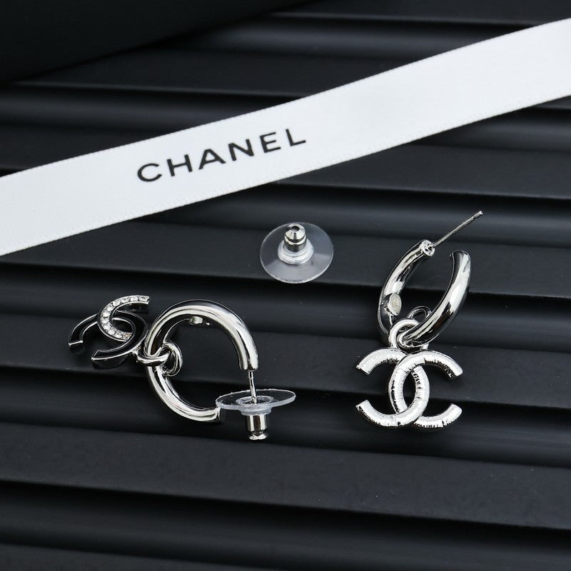 CC 25S Black Gold Diamond Earrings
