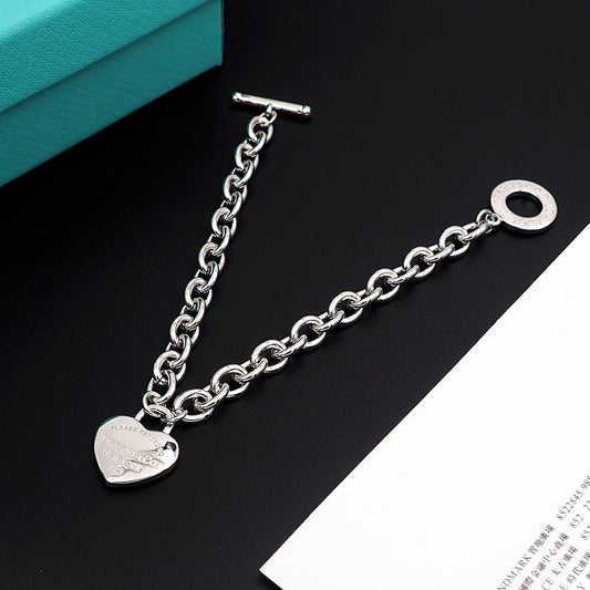 Tiff Tag Chain Bracelet