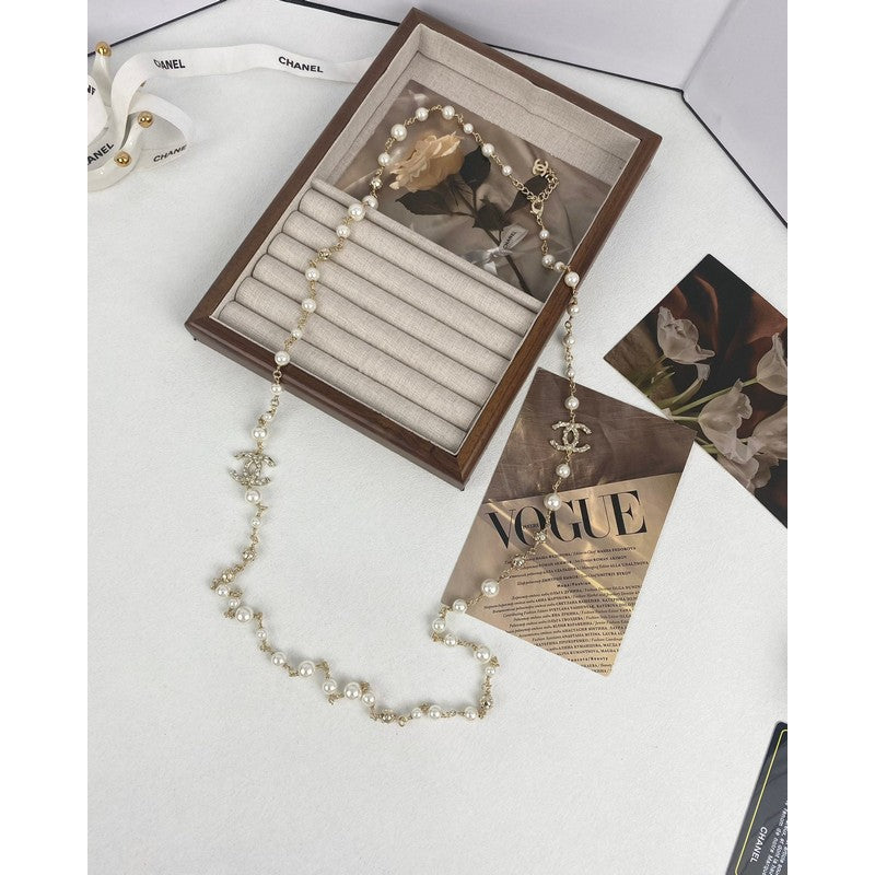 CC 26C Pearl Long Necklace