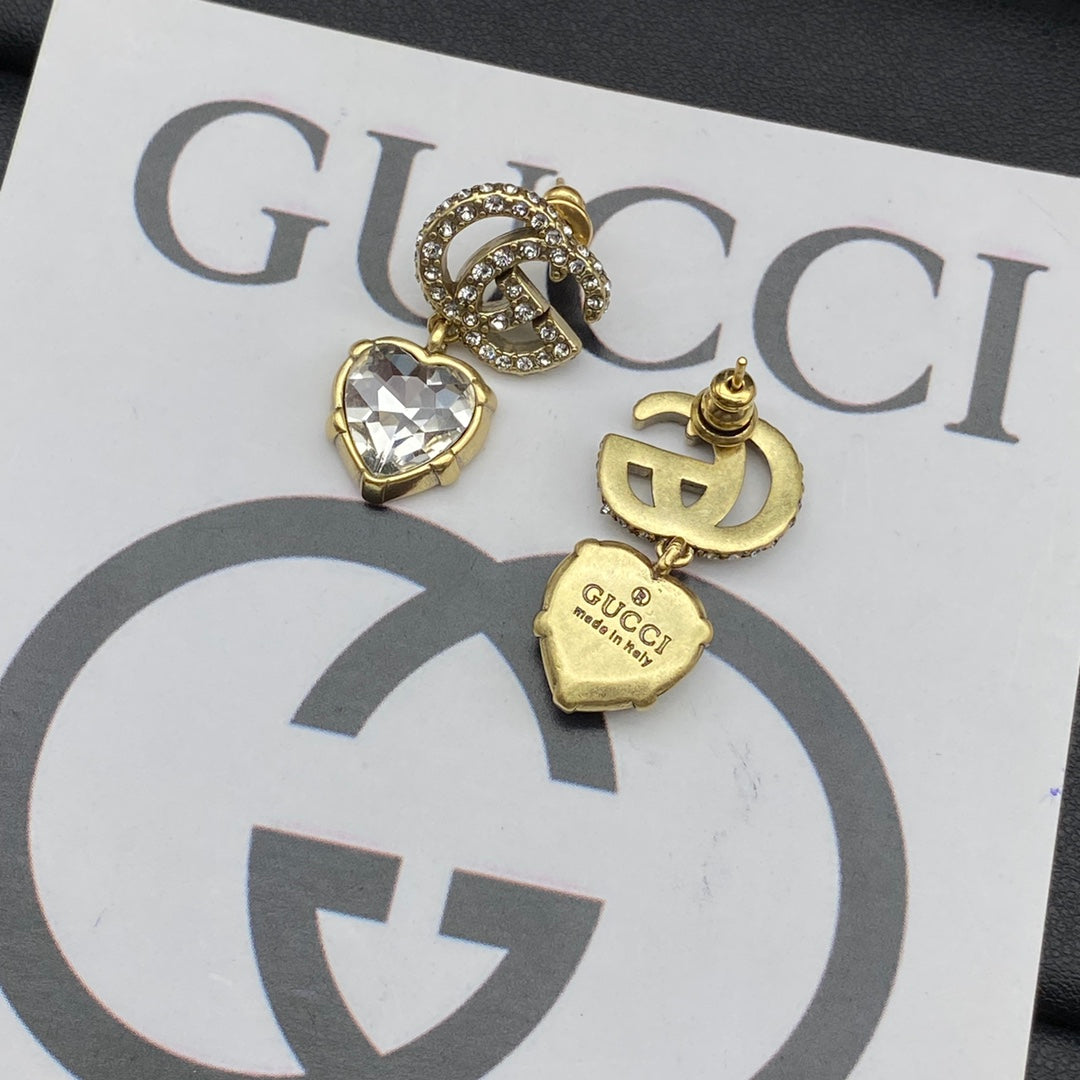 GG Crystal Pendant Earrings