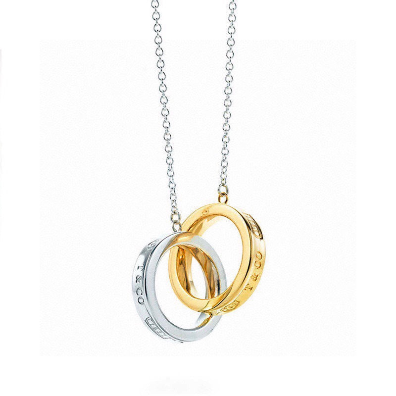 Tiff 1837 Interlocking Circles Pendant Necklace