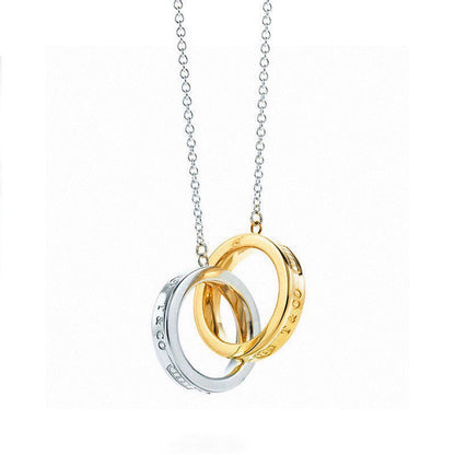 Tiff 1837 Interlocking Circles Pendant Necklace