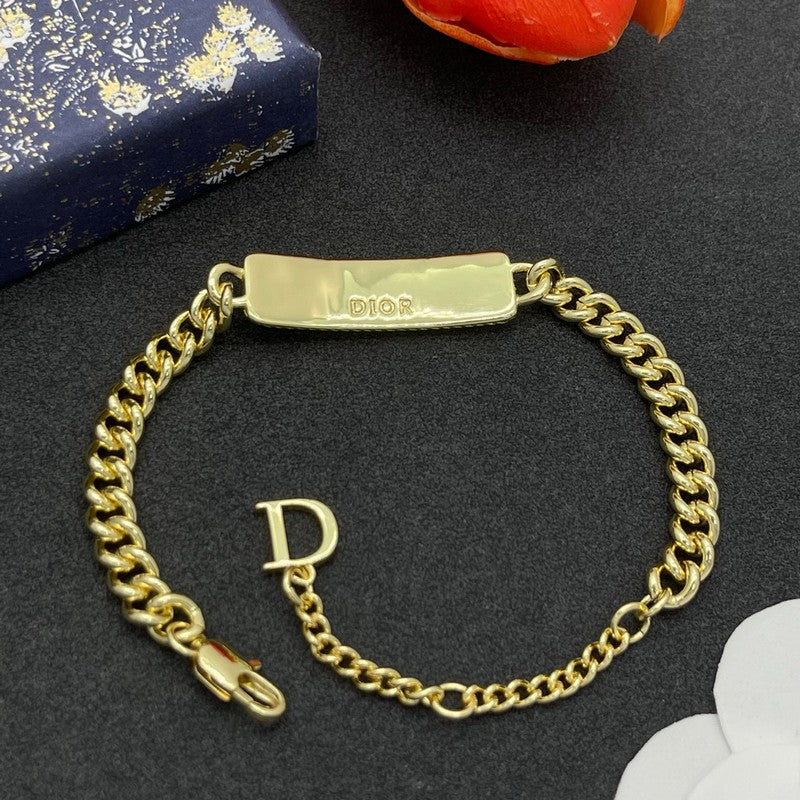 CD Petit Diamond Chain Bracelet